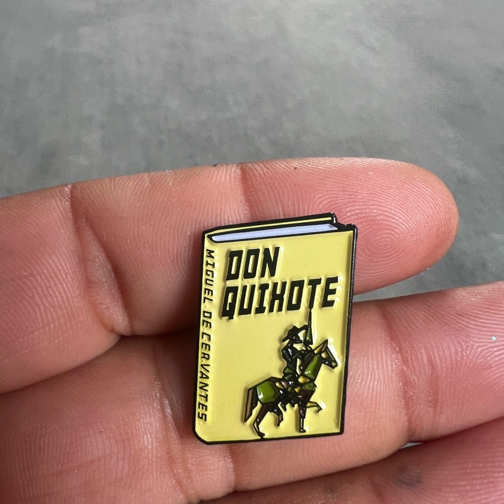 Don Quixote Yellow Enamel Pin